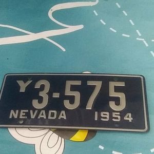 Nevada Bicycle License Plate